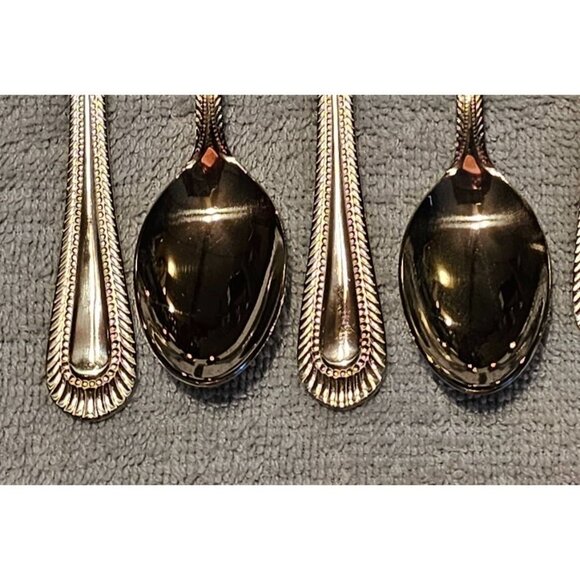 Set of 7 Wickham-Aldridge (Stainless) by RSVP FLATWARE Iced Tea Spoons - Picture 2 of 10